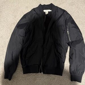 Black bomber jacket